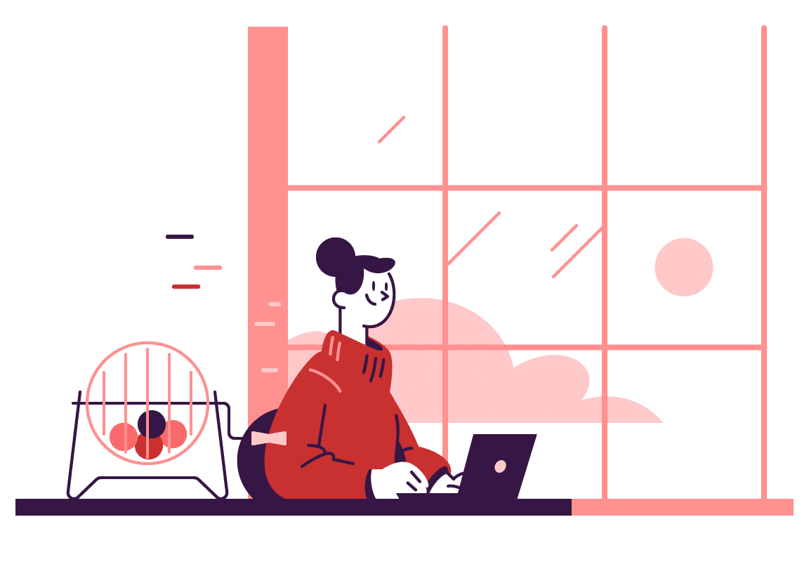 Illustrasjon lotteritillatelse